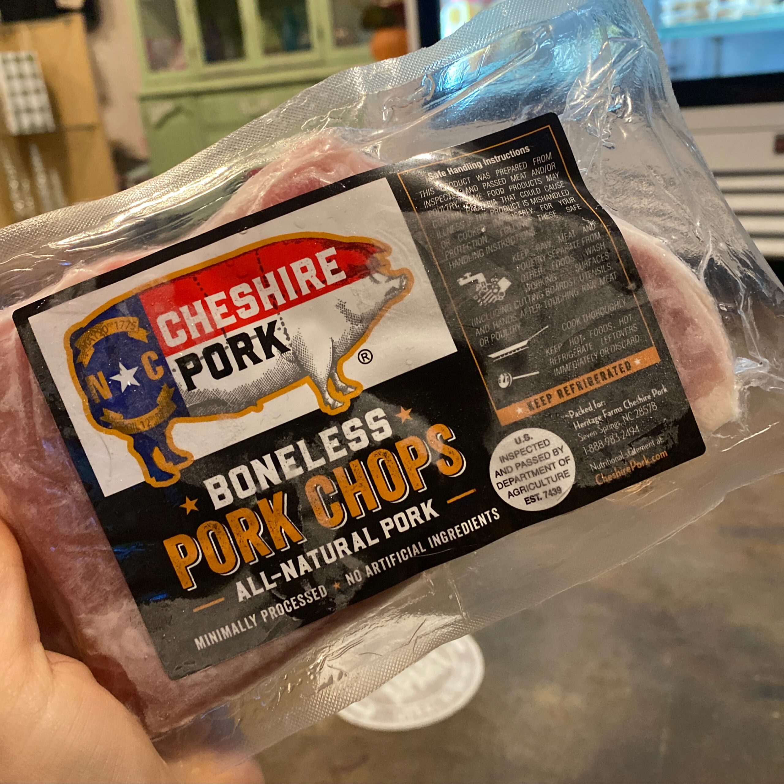 Cheshire Boneless Pork Chop Pack of 2
