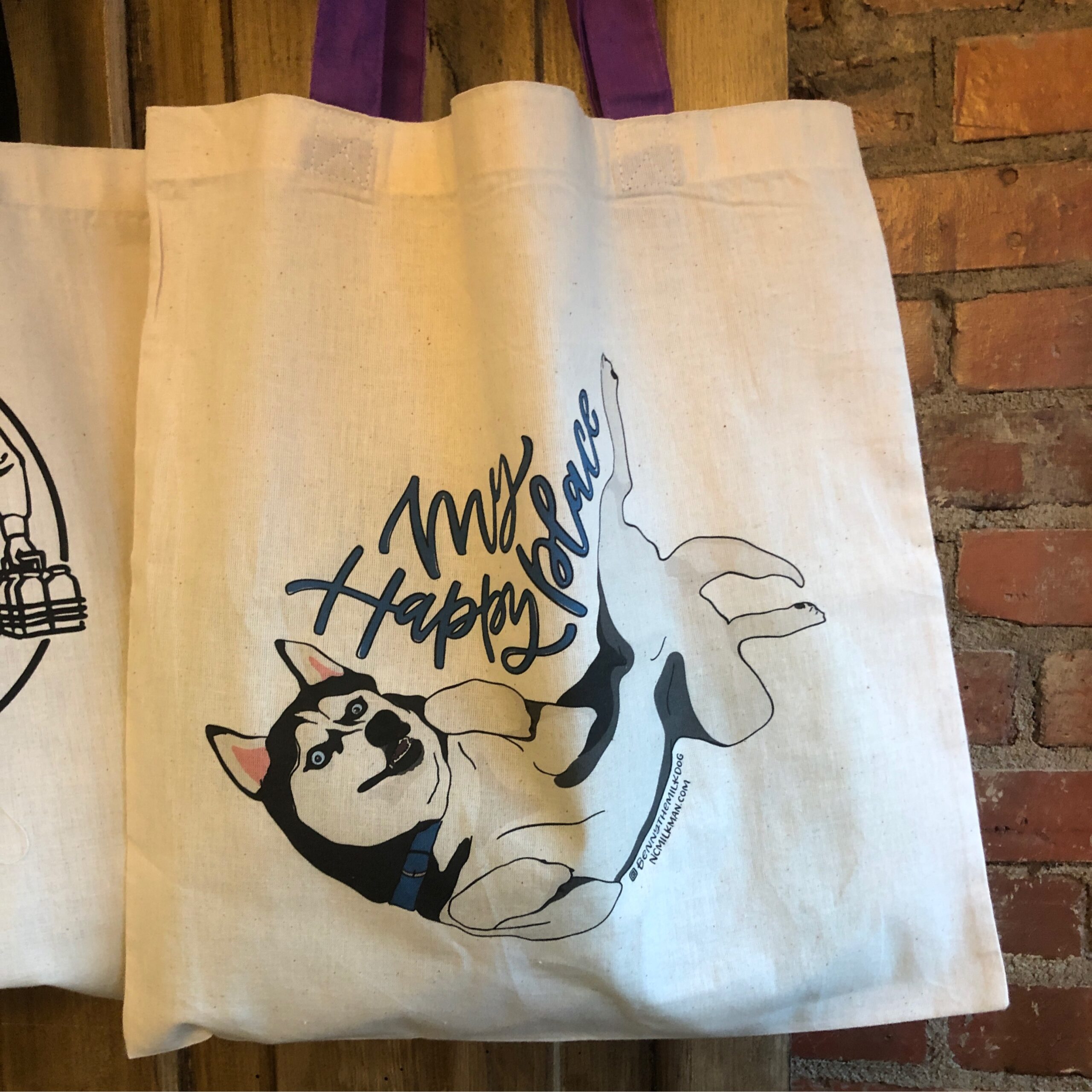 My Happy Place Benny Tote Bag