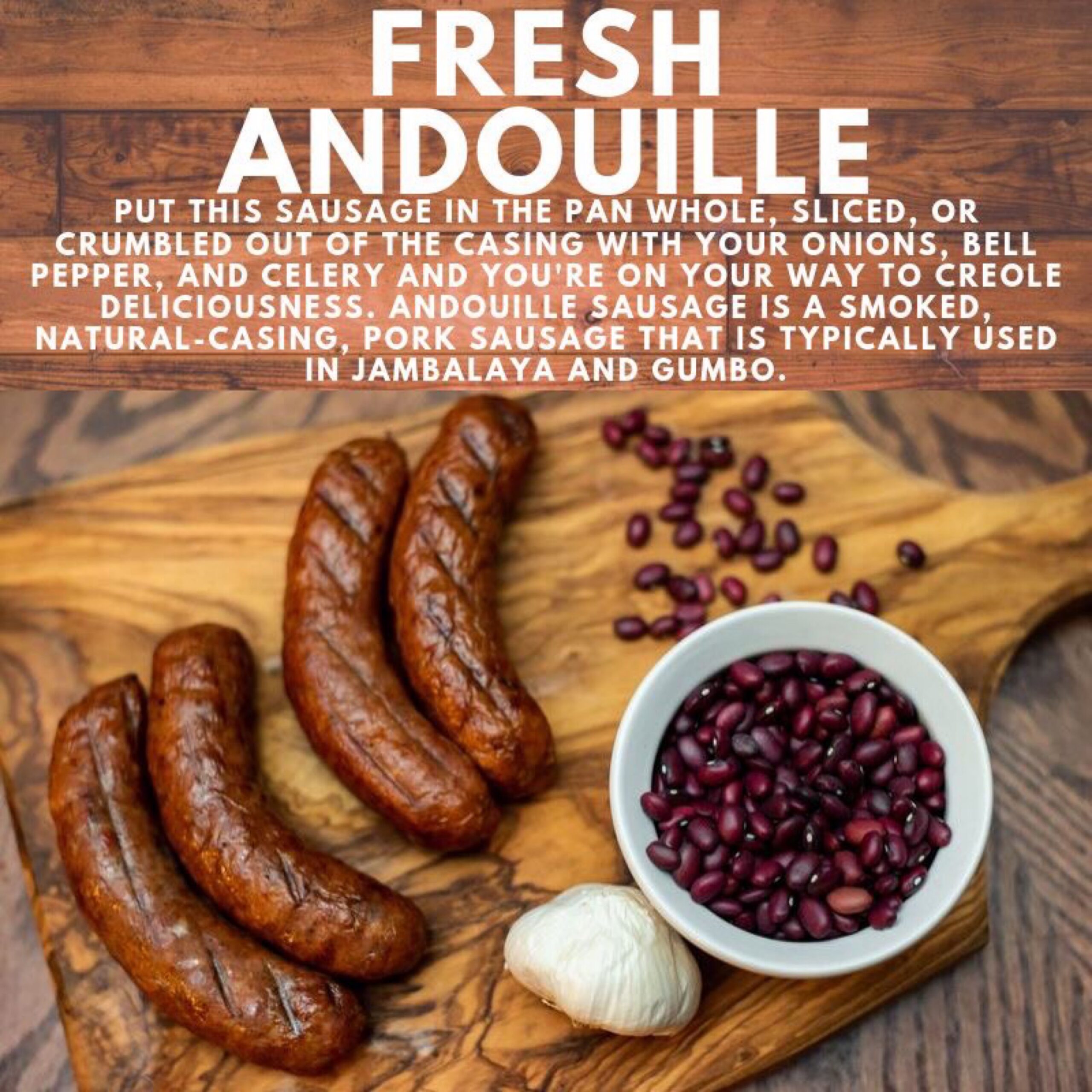 Cheshire Andouille Sausage