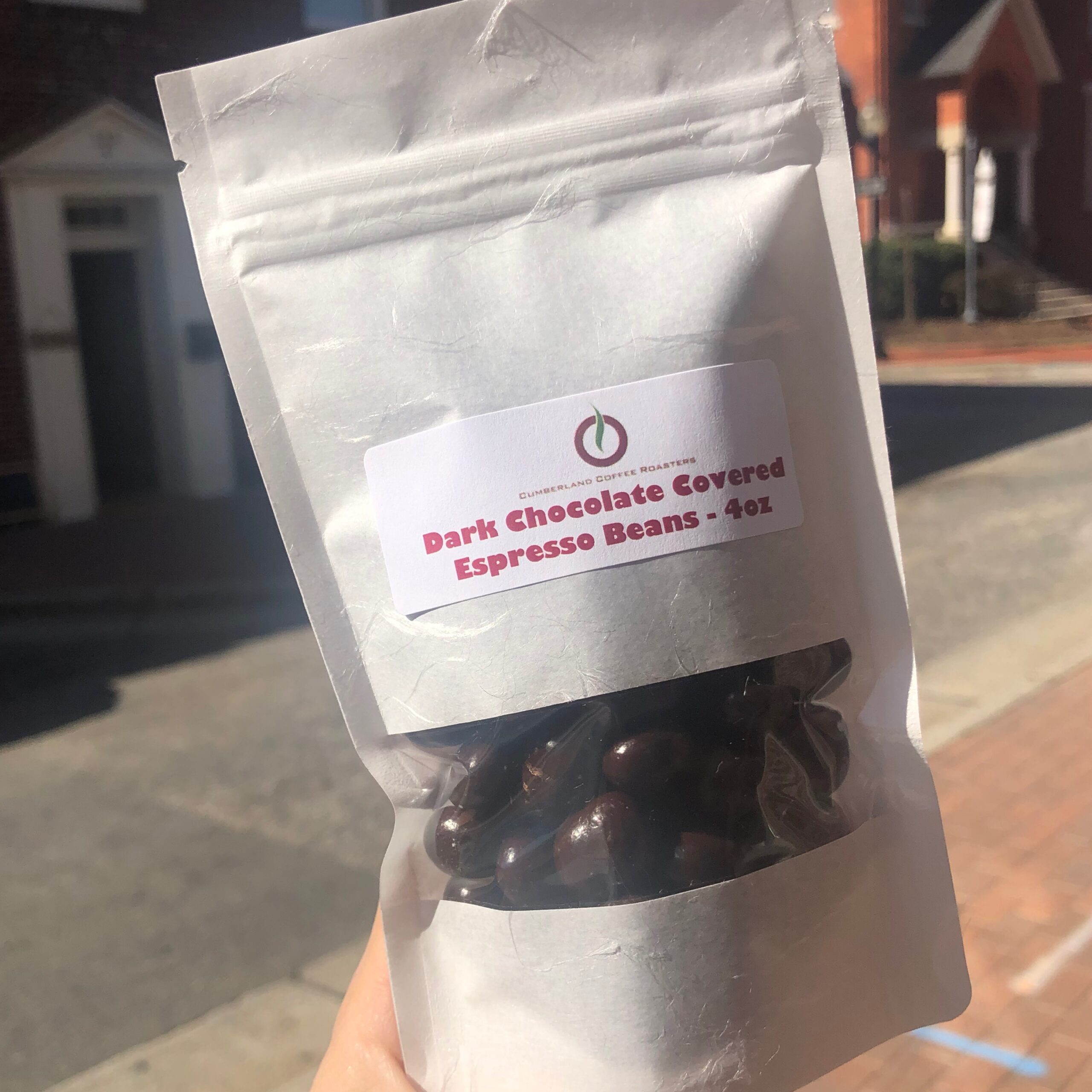 Cumberland Coffee Roasters Chocolate Covered Espresso Beans 4oz