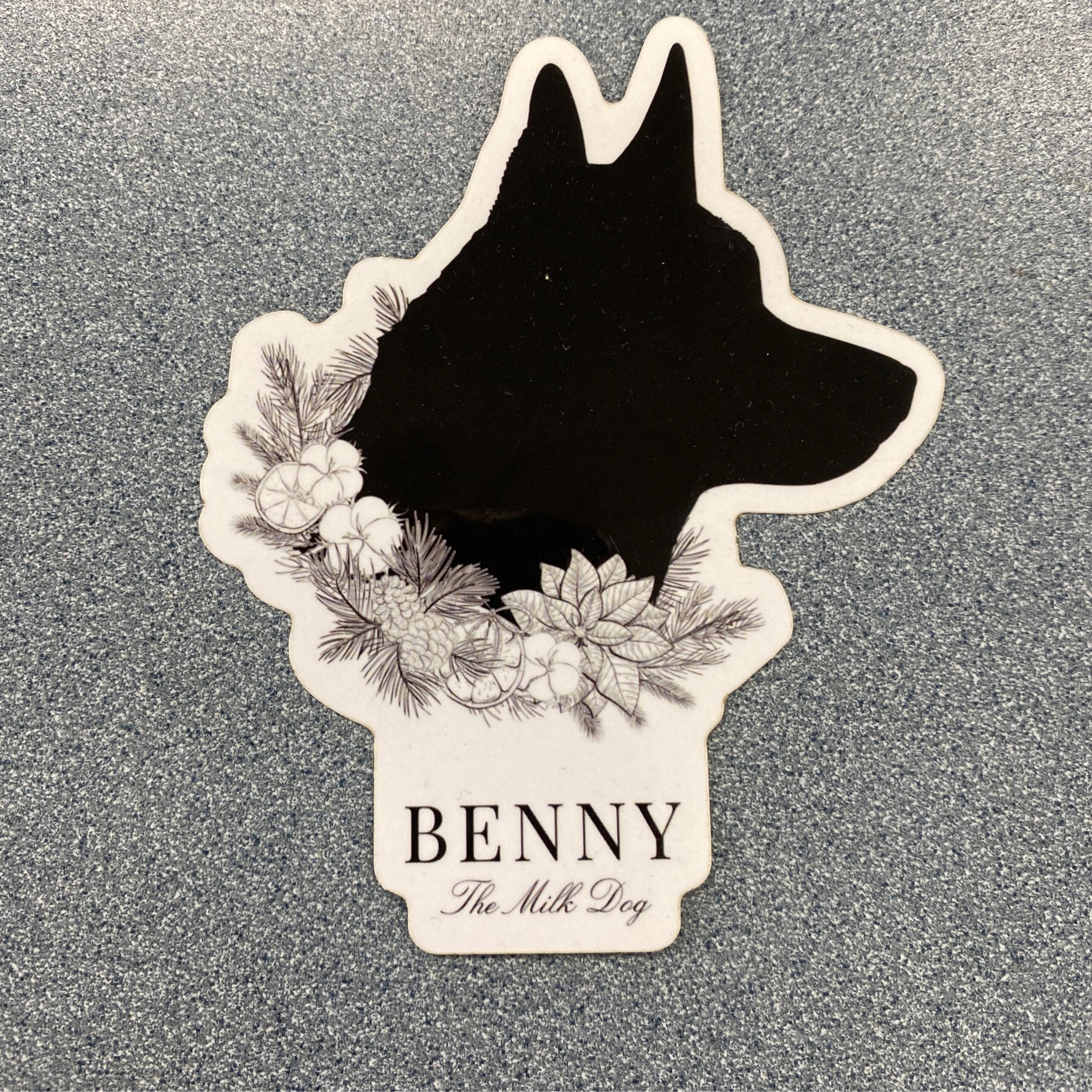 Benny Profile floral Sticker