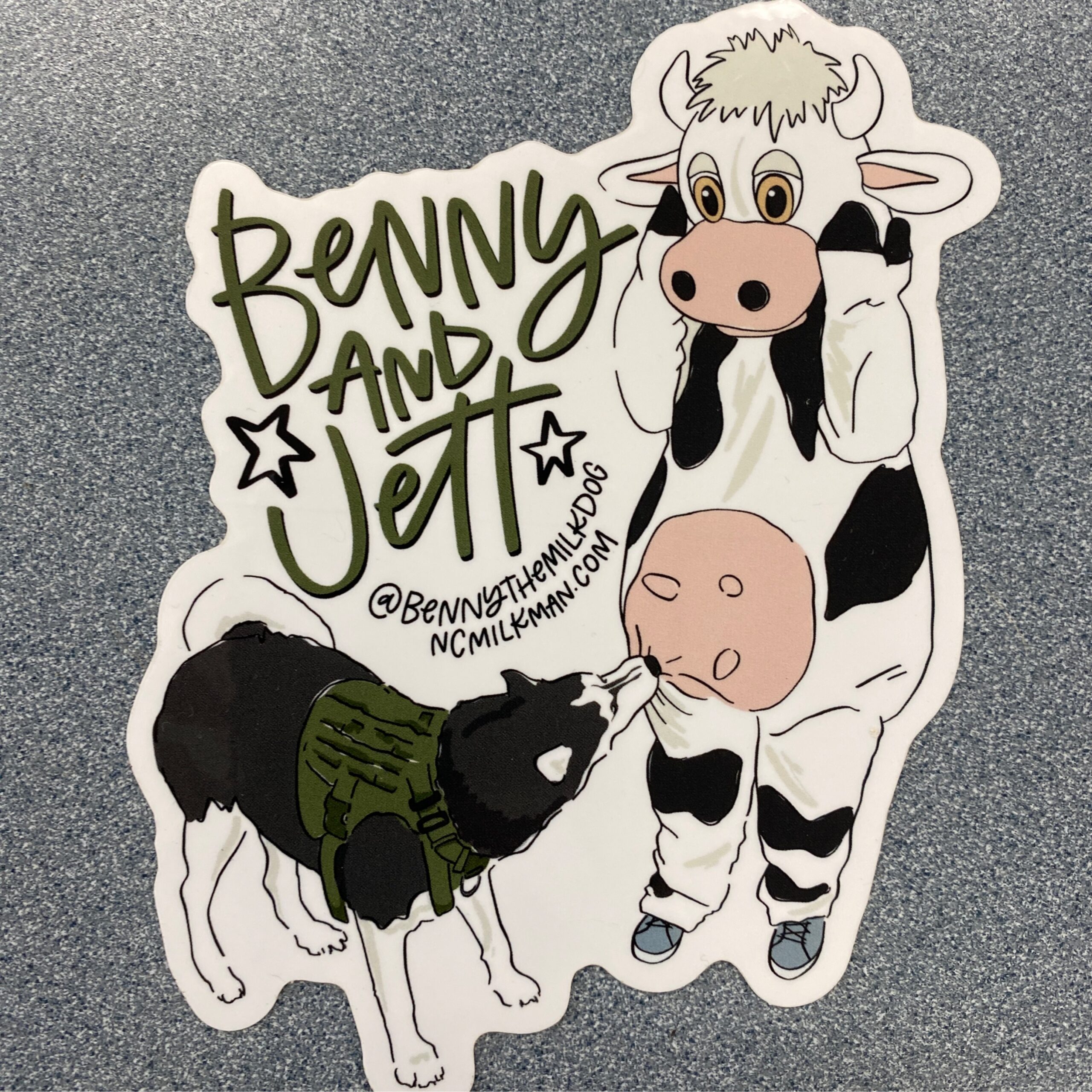 Benny and Jett Sticker