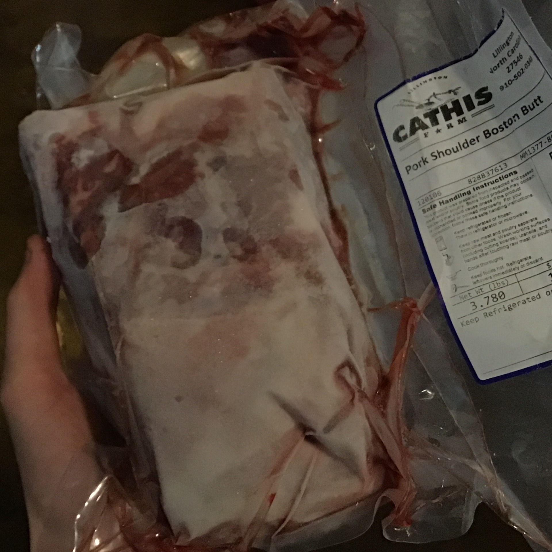 Cathis Farm Pork Shoulder Boston Butt
