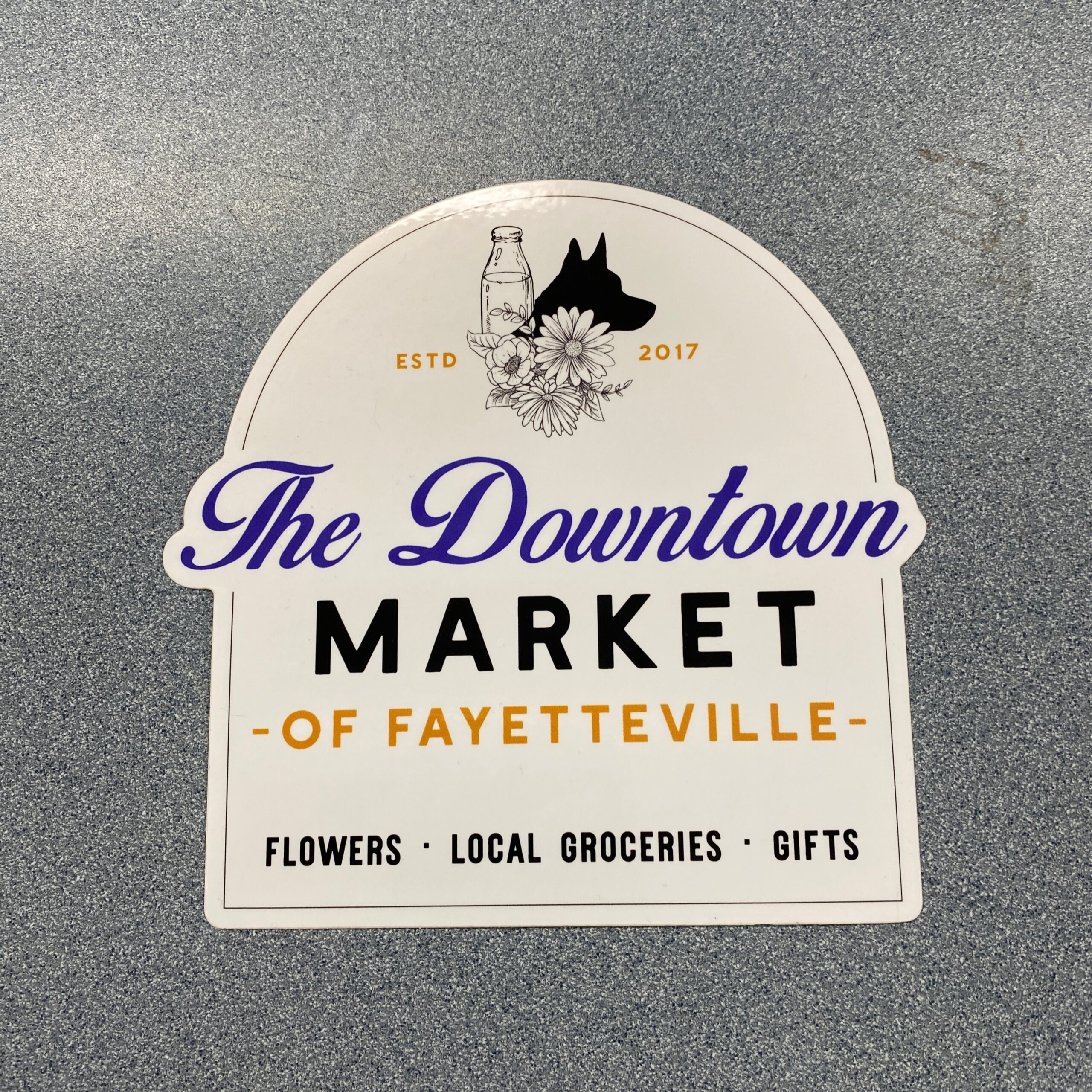 5 in The Downtown Market Sticker