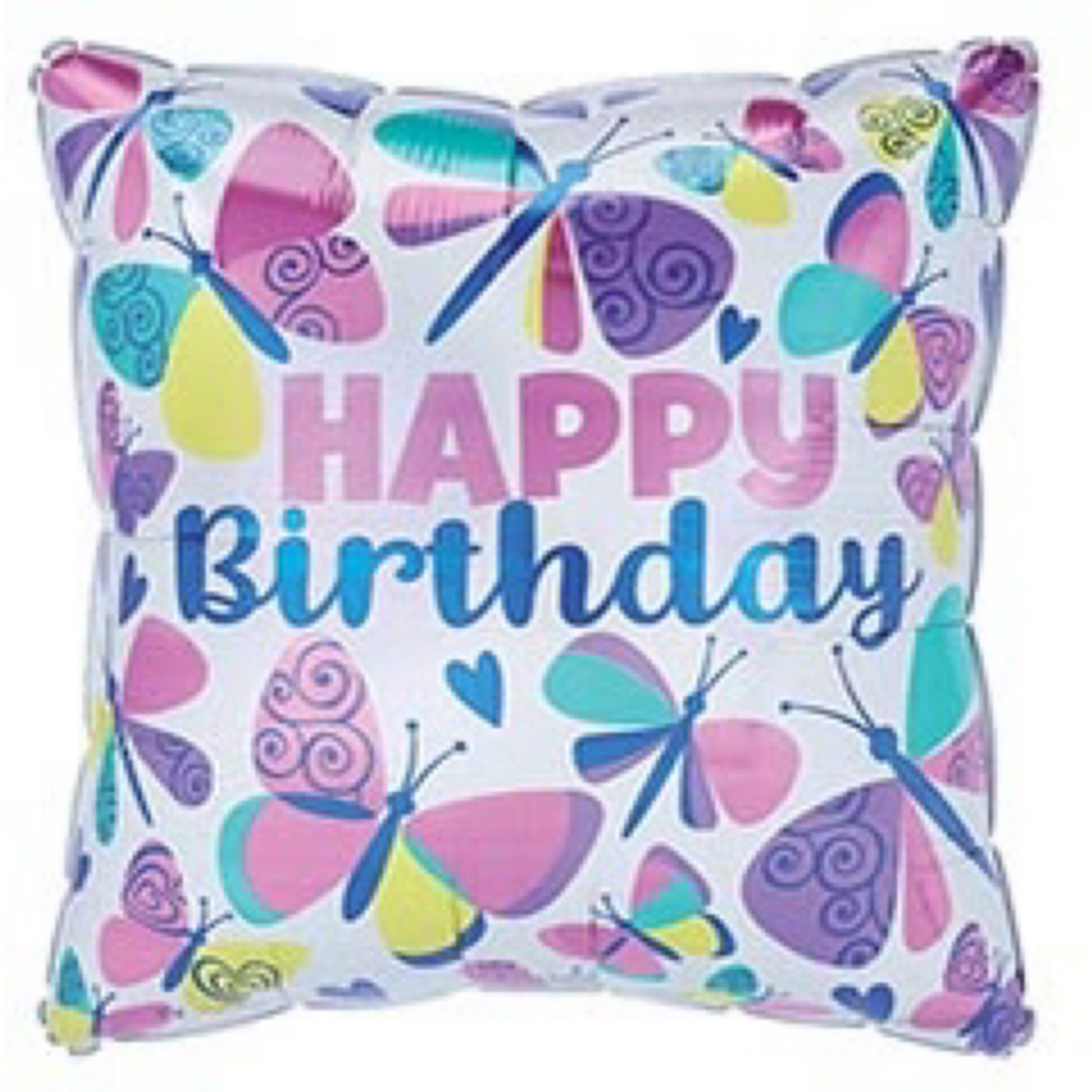 17” Birthday Butterfly Balloon