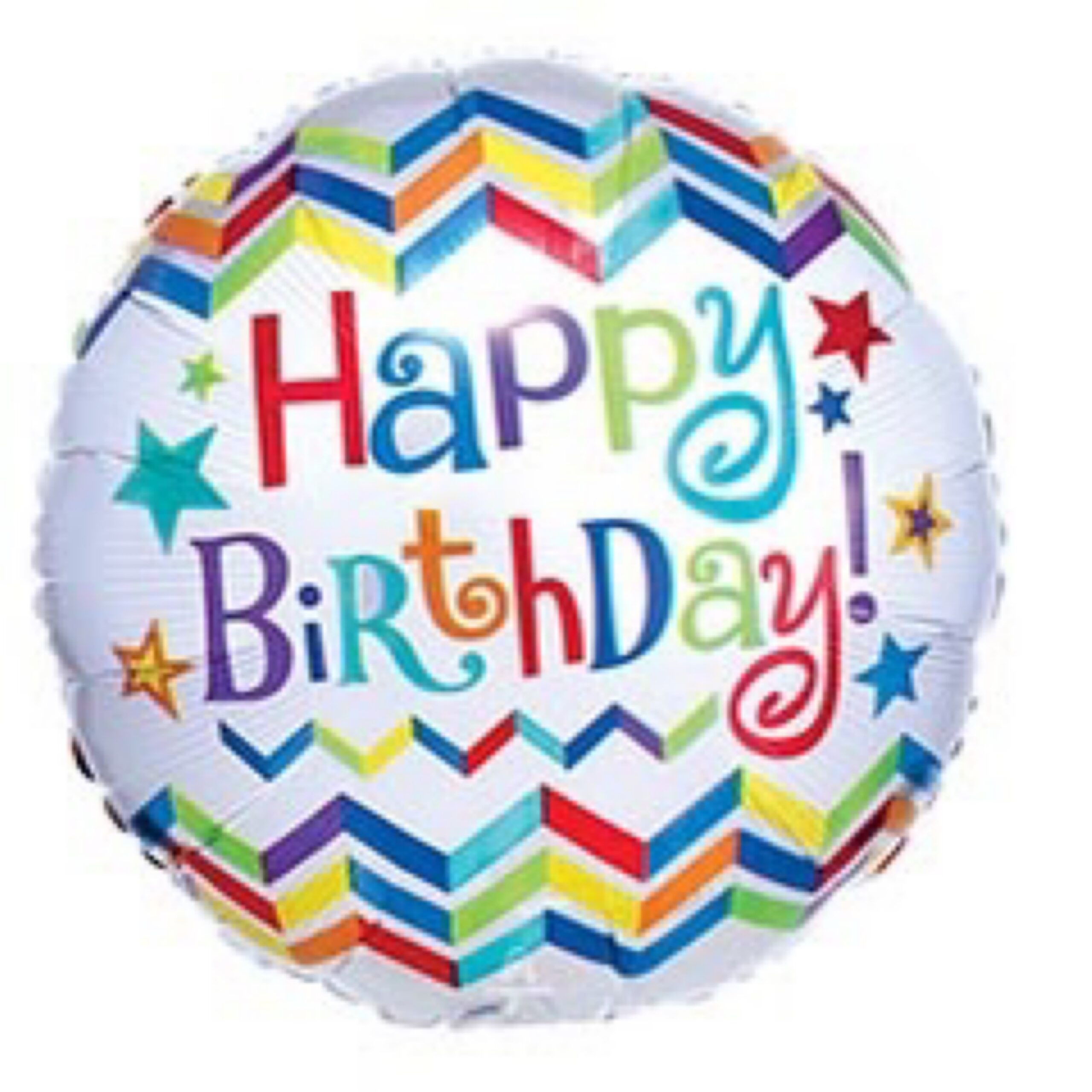 17” Happy Birthday Balloon
